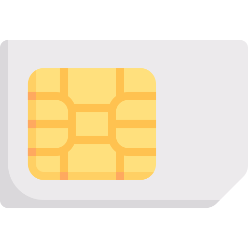 Cartão SIM Special Flat Ícone