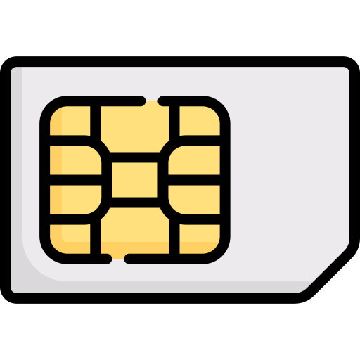 Cartão SIM Special Lineal color Ícone