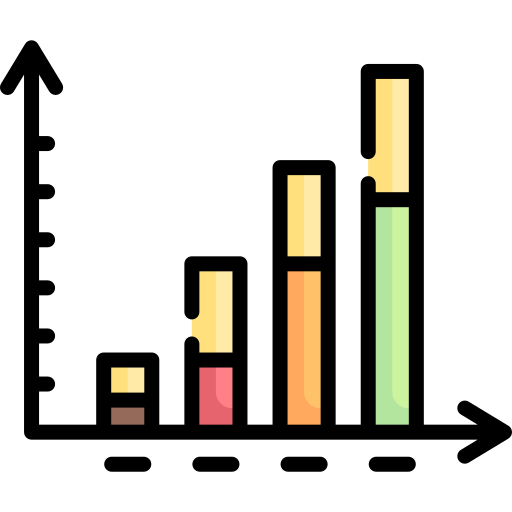 Estadísticas Special Lineal color icono