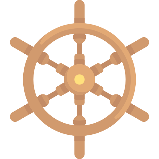 Ship wheel Special Flat icon