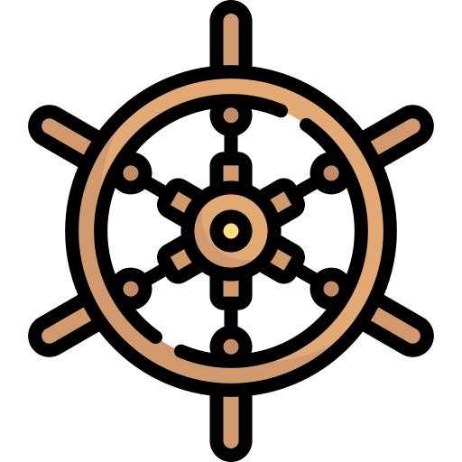Ship wheel Special Lineal color icon