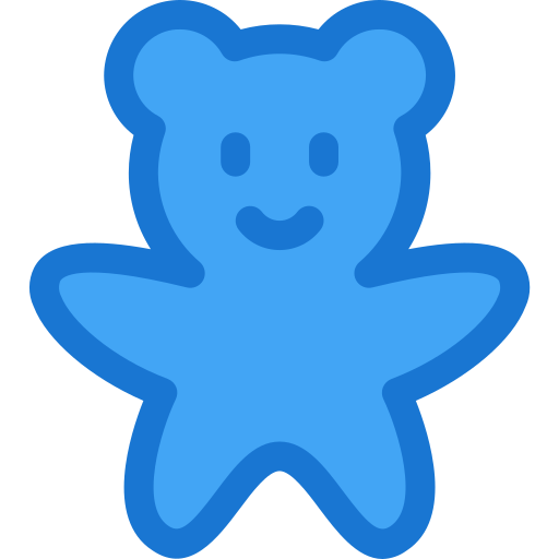teddybär Deemak Daksina Blue icon