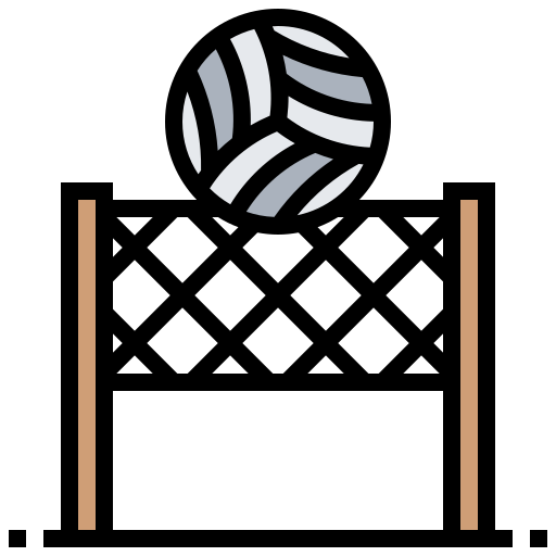 Волейбол Meticulous Lineal Color иконка