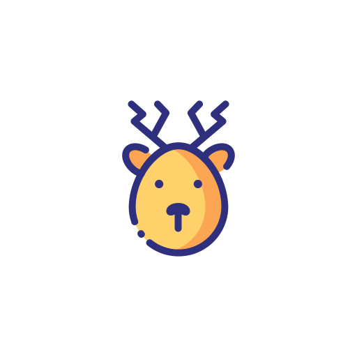 Deer Good Ware Lineal Color icon