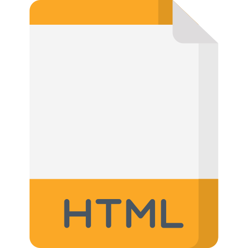 html Special Flat icoon