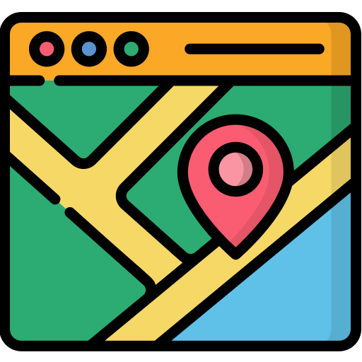 Map Special Lineal color icon