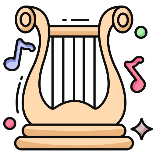 harpe Generic color lineal-color Icône
