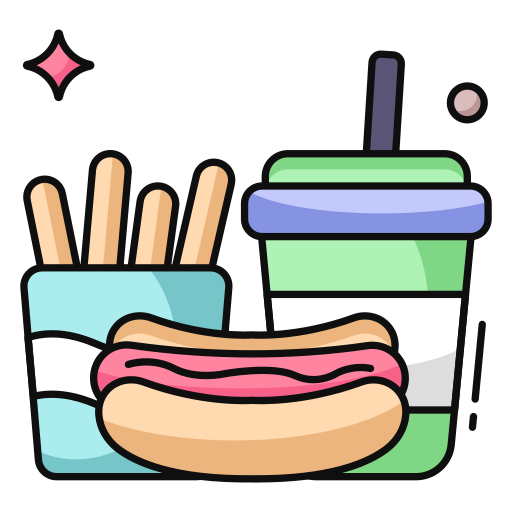 Śmieciowe jedzenie Generic color lineal-color ikona