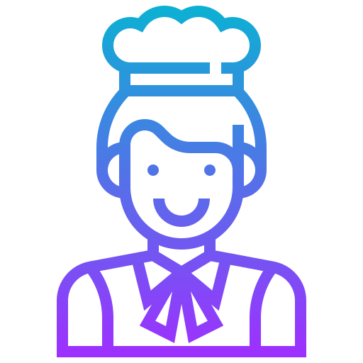 Chef Meticulous Gradient icon