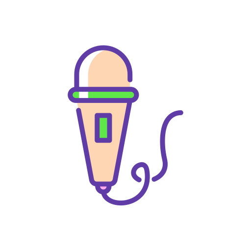 mikrofon Good Ware Lineal Color ikona