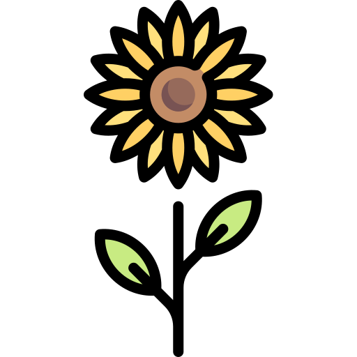 Girasol Special Lineal color icono