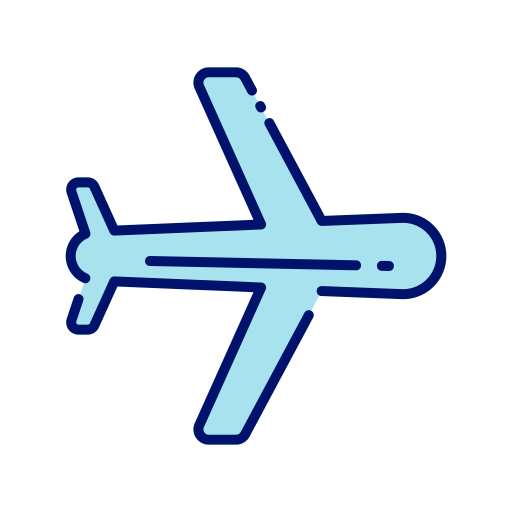 samolot Good Ware Lineal Color ikona