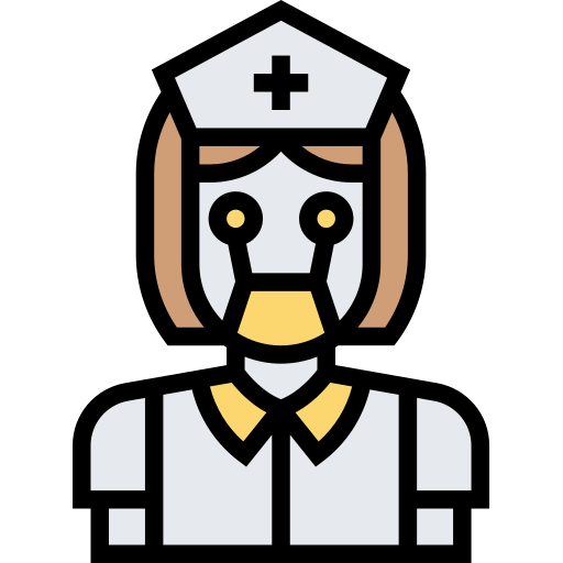 pielęgniarka Meticulous Lineal Color ikona