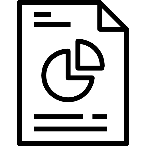 円グラフ Accurate Lineal icon
