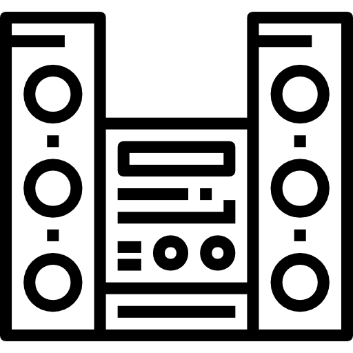 reproductor de música Accurate Lineal icono