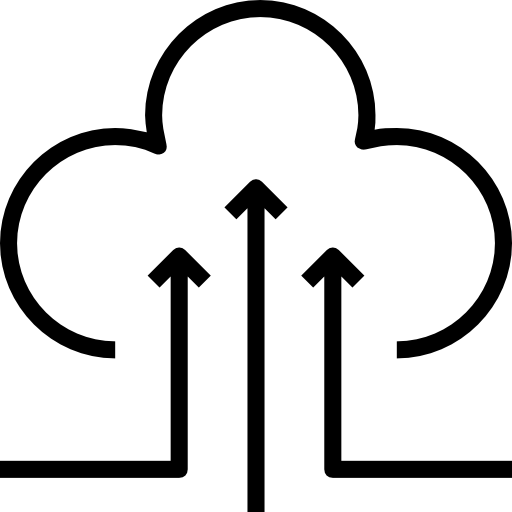 computación en la nube Accurate Lineal icono