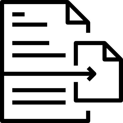 파일 공유 Accurate Lineal icon