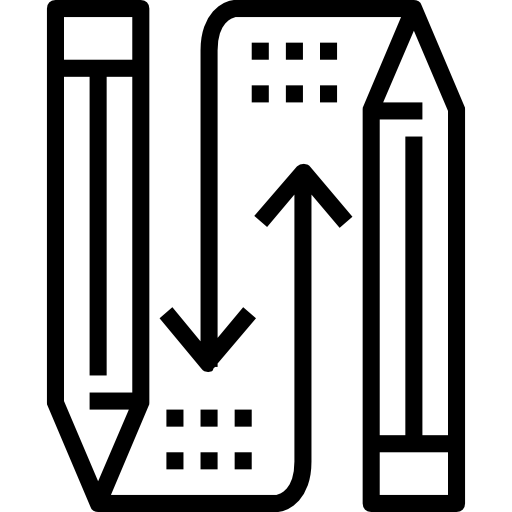 나누는 Accurate Lineal icon