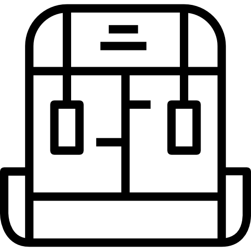 Backpack Accurate Lineal icon