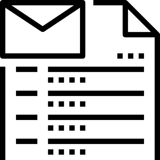 e-mail Accurate Lineal ikona
