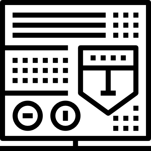 datenschutz Accurate Lineal icon