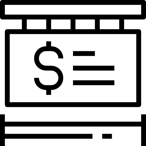 가격표 Accurate Lineal icon