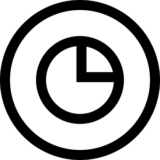 gráfico circular Alfredo Hernandez Lineal icono