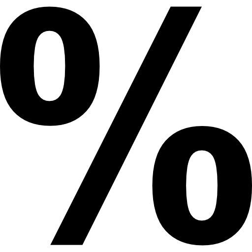 percentagem Alfredo Hernandez Lineal Ícone