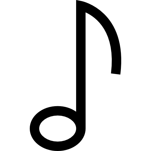 Musical  note Alfredo Hernandez Lineal icon