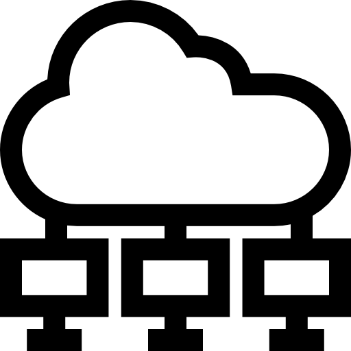 cloud computing Alfredo Hernandez Lineal icon