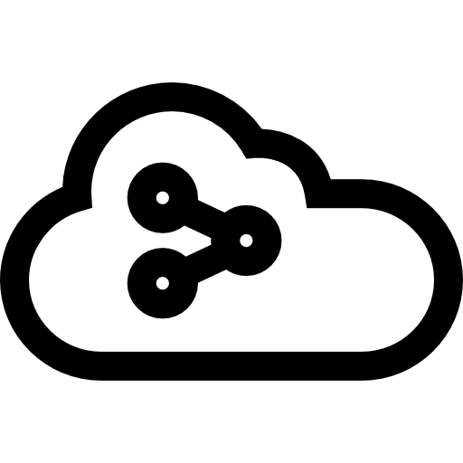computing cloud Alfredo Hernandez Lineal icon