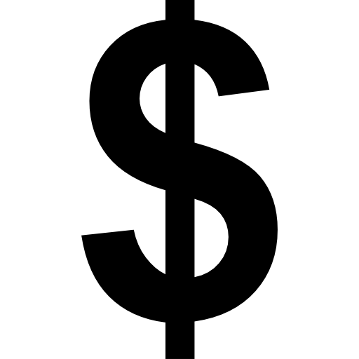 Dollar symbol Alfredo Hernandez Lineal icon