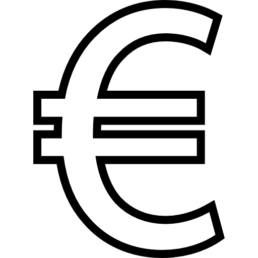 euro Alfredo Hernandez Thin line icono