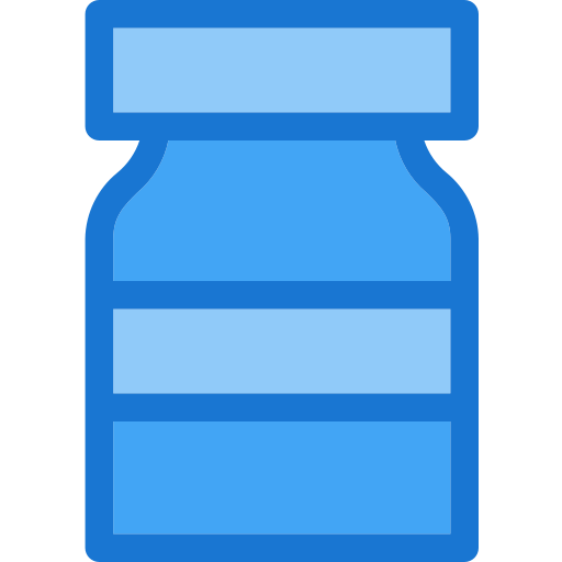 Medicine jar Deemak Daksina Blue icon