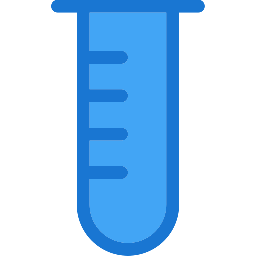 Test tube Deemak Daksina Blue icon