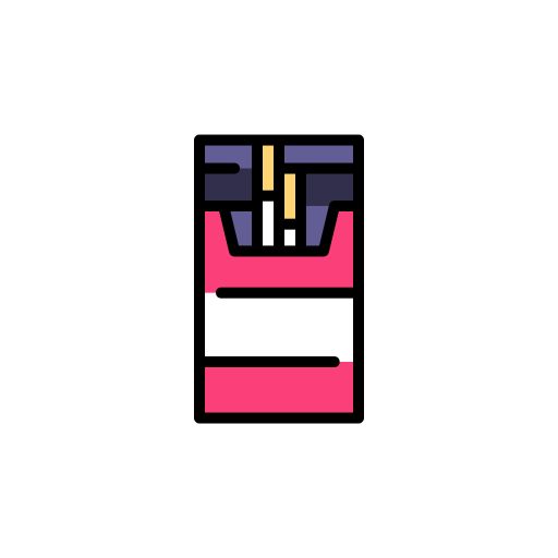 Cigarette Good Ware Lineal Color icon
