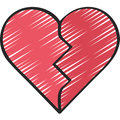 Corazón roto Juicy Fish Sketchy icono