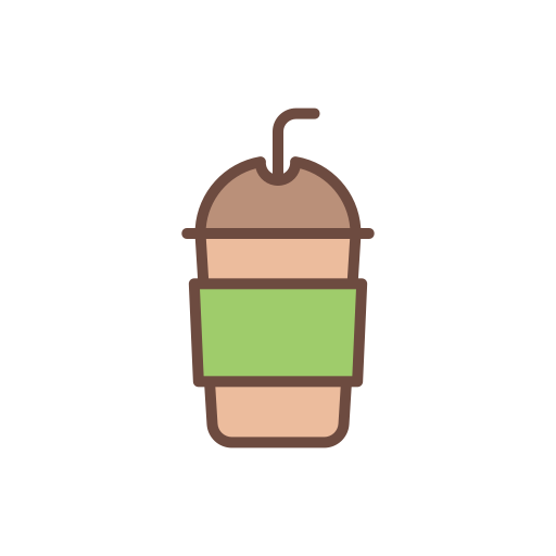 café helado Good Ware Lineal Color icono