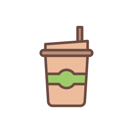 Paper cup Good Ware Lineal Color icon