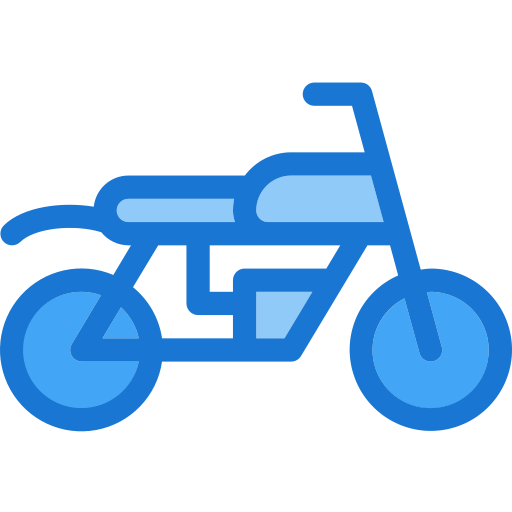 Motorcycle Deemak Daksina Blue icon