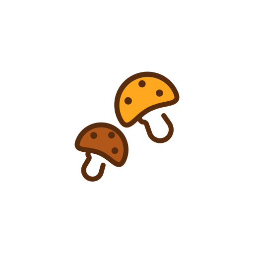Mushrooms Good Ware Lineal Color icon