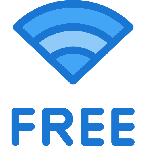 gratis wifi Deemak Daksina Blue icoon