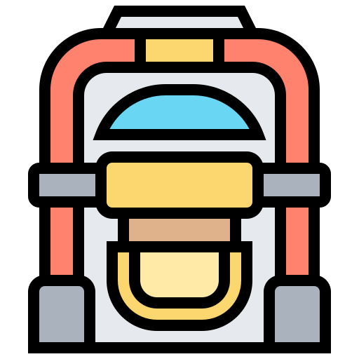 jukebox Meticulous Lineal Color icon