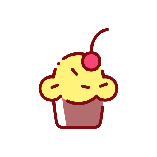 cupcake Good Ware Lineal Color icon