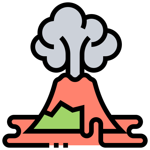 Volcano Meticulous Lineal Color icon