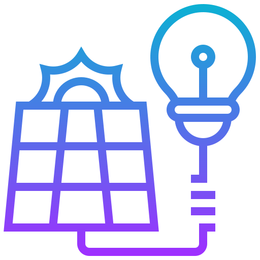 Solar energy Meticulous Gradient icon