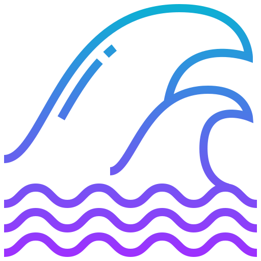 津波 Meticulous Gradient icon