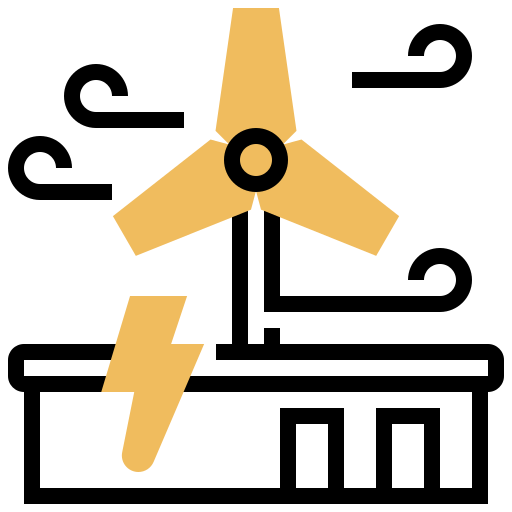Energía eólica Meticulous Yellow shadow icono