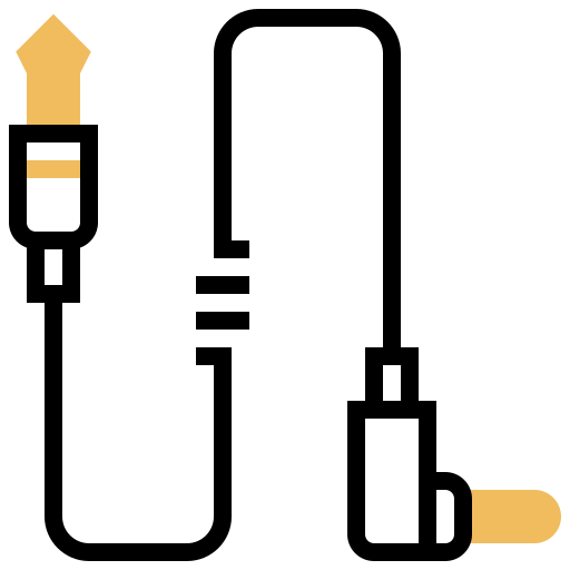 잭 커넥터 Meticulous Yellow shadow icon