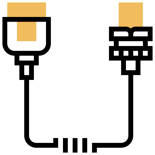 커넥터 Meticulous Yellow shadow icon